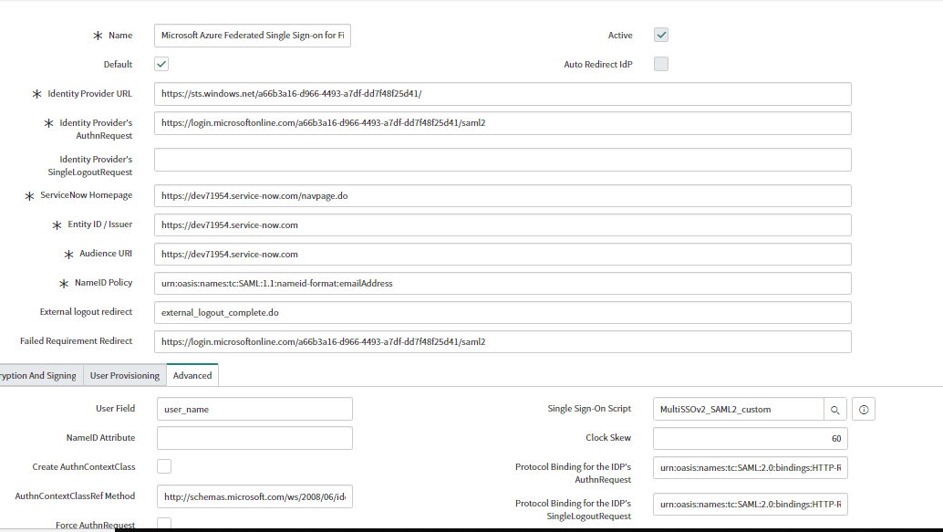 Azure AD SSO Integration with ServiceNow not working Stack Overflow