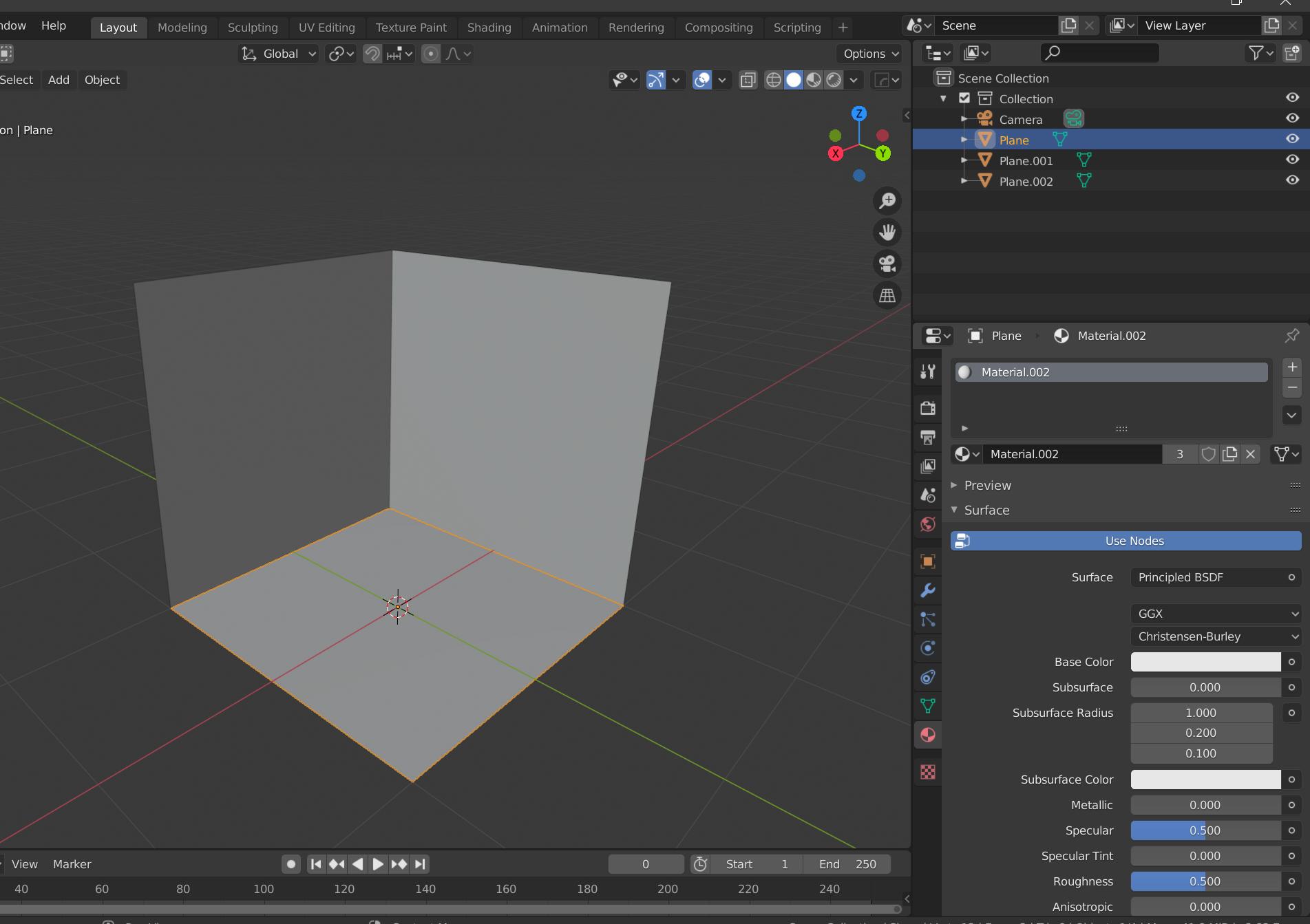 materials Duplicated planes colour change Blender Stack Exchange