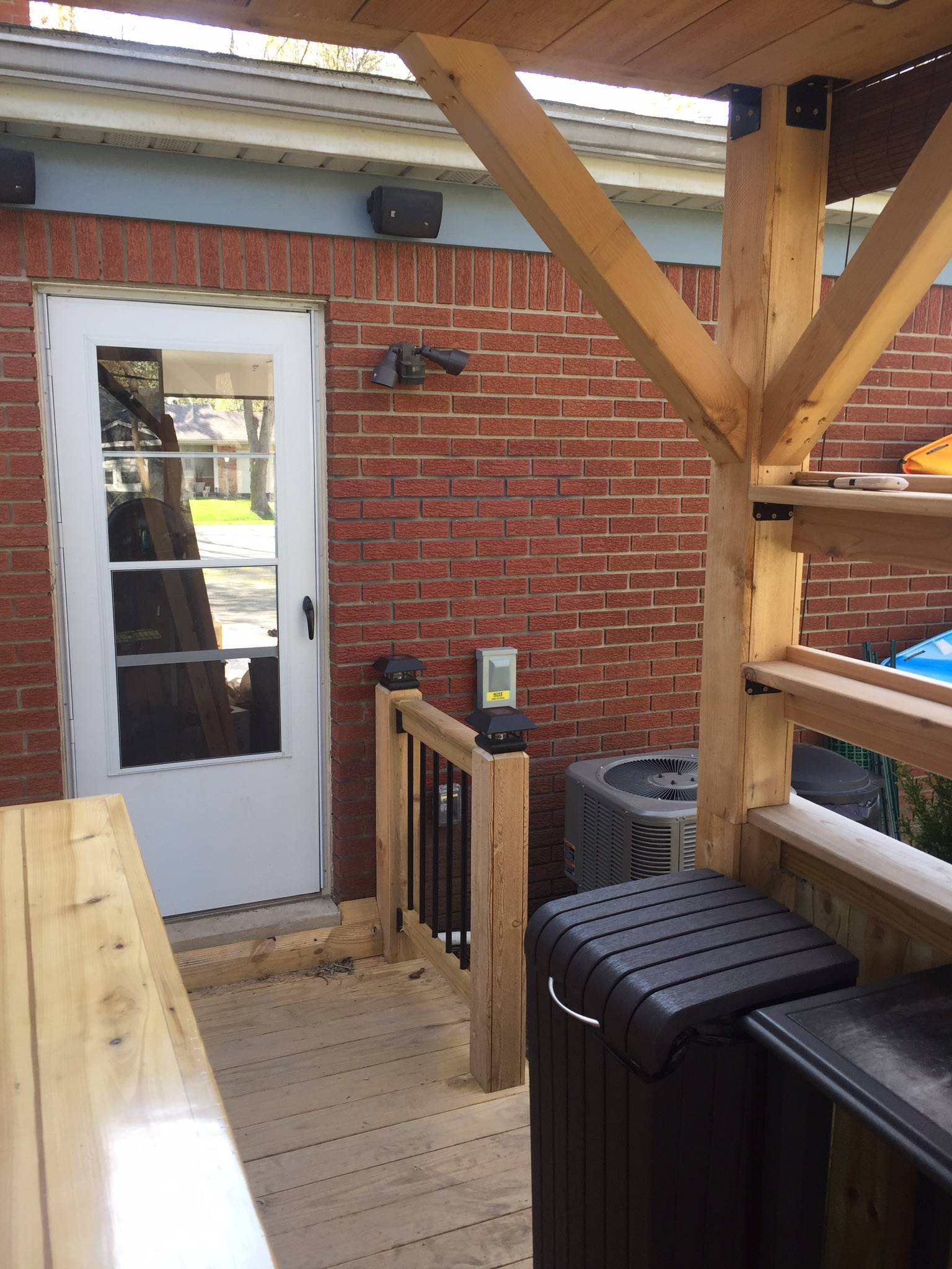 conduit Speaker wires to outside covered deck Home Improvement