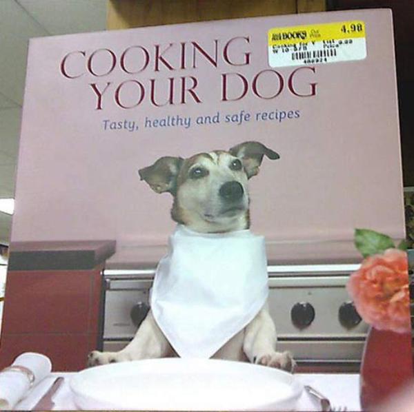 photography Is this "Cooking Your Dog" book photo digitally faked