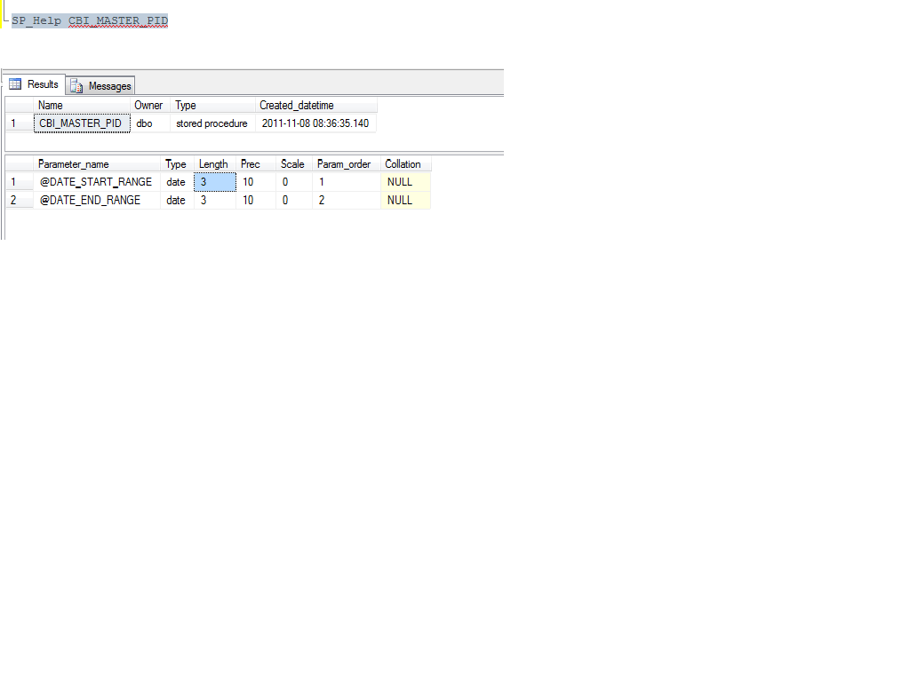 Trying to call a TSQL Stored Procedure which selects data from linked
