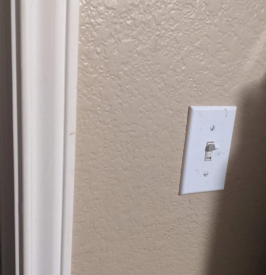 walls USA rules for relocating a bedroom light switch Home