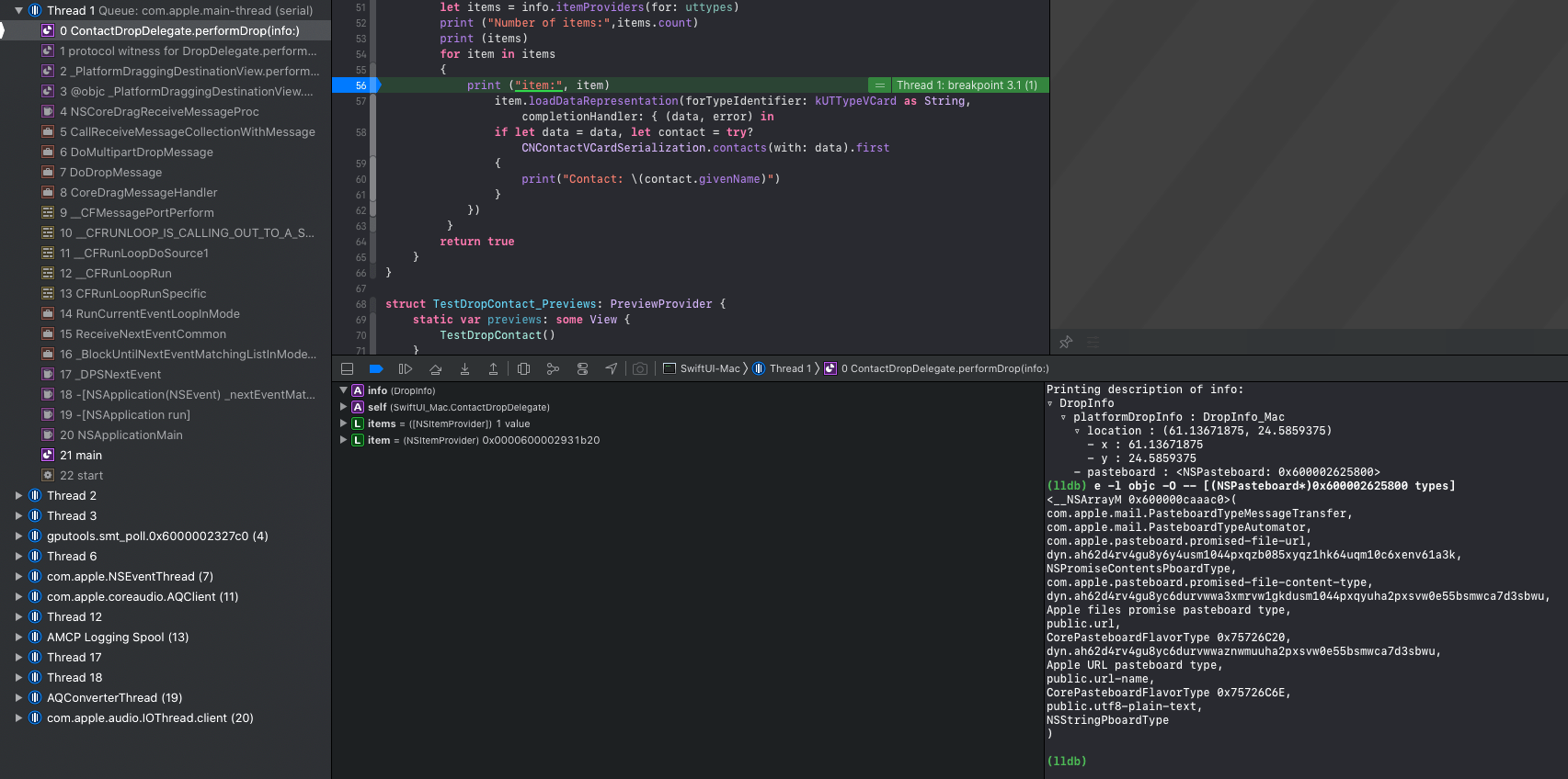 SwiftUI How to drag and drop an email from Mail on macOS Stack Overflow