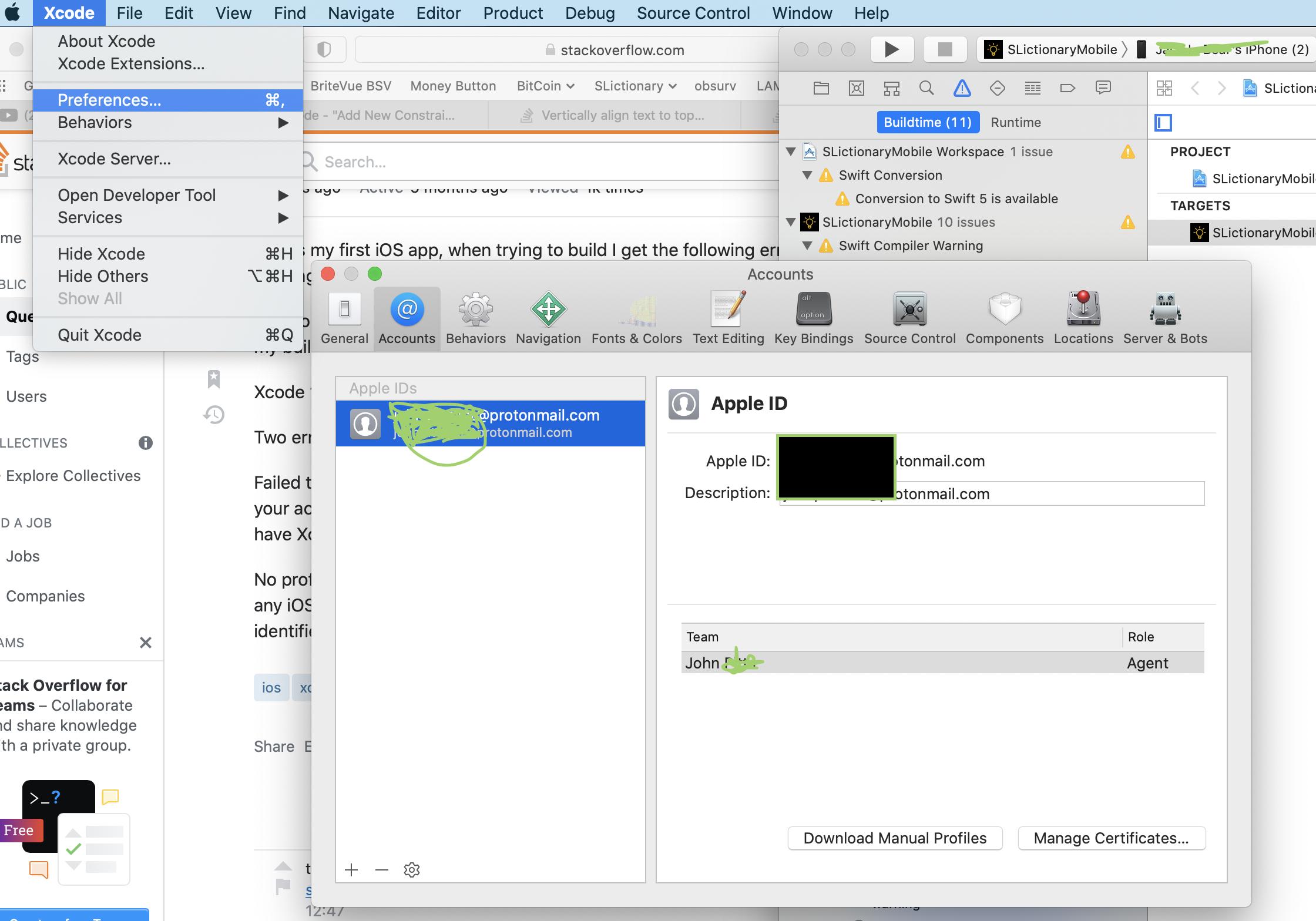 Xcode 12 couldn't find any iOS App Development provisioning profiles