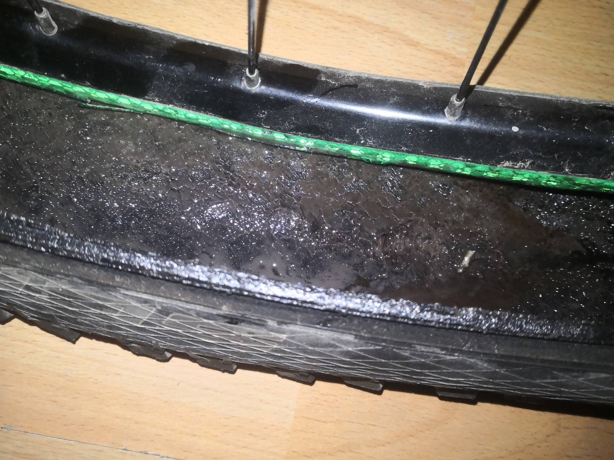 innertube How can an inner tube literally *dissolve* itself inside a