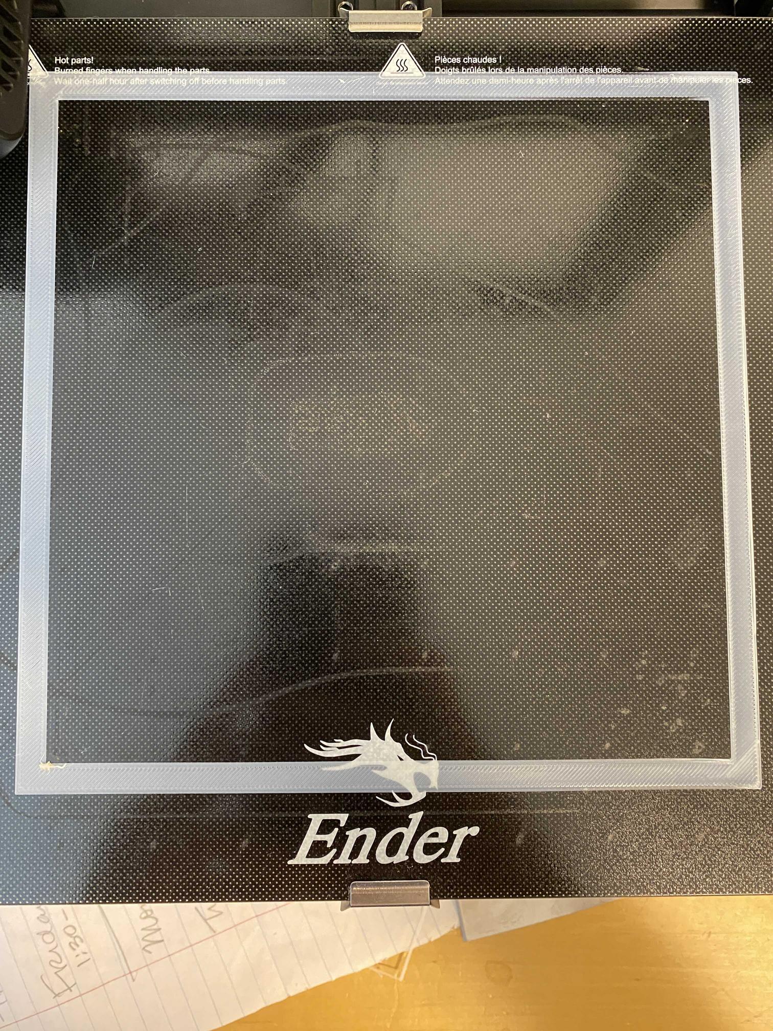 bed leveling Inconsistent Zheight on Ender 3 V2 print bed 3D