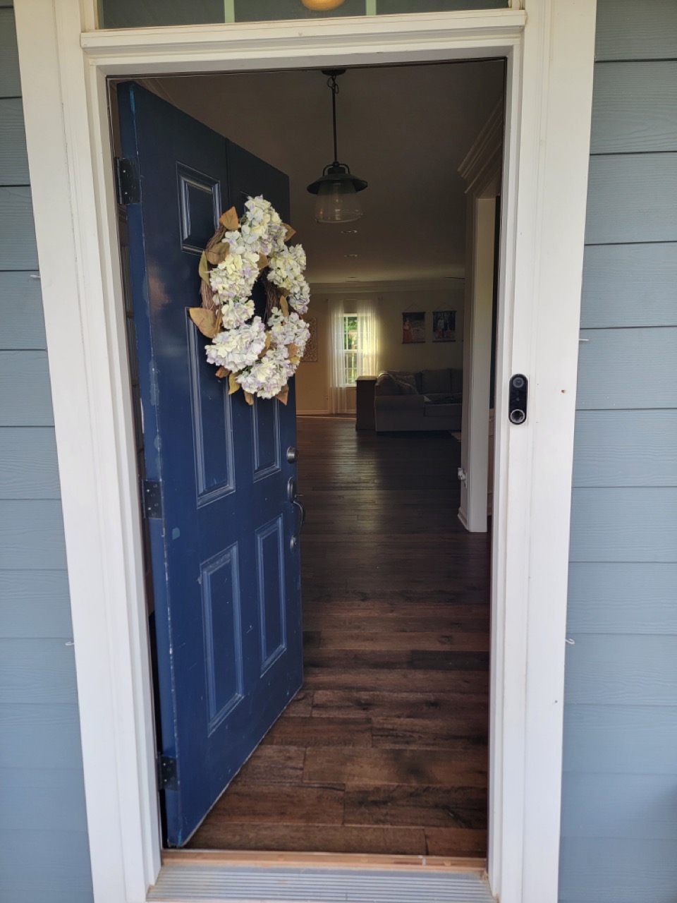 Moving my doorbell to the outside of the door jamb Home Improvement Stack Exchange