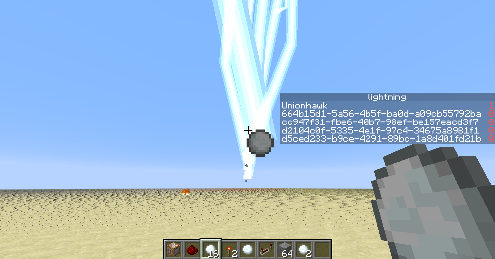 Minecraft Command Lightning Stick Luisa Rowe