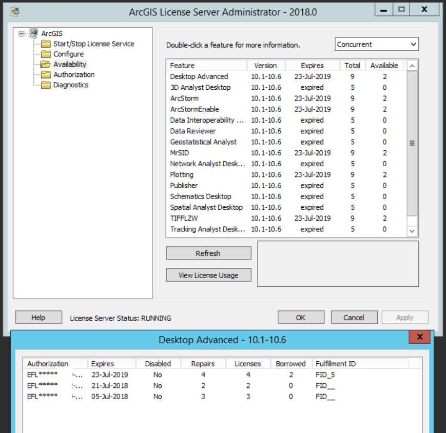 Repairs status for ArcGIS Licenses [on hold]No way to Deauthorise