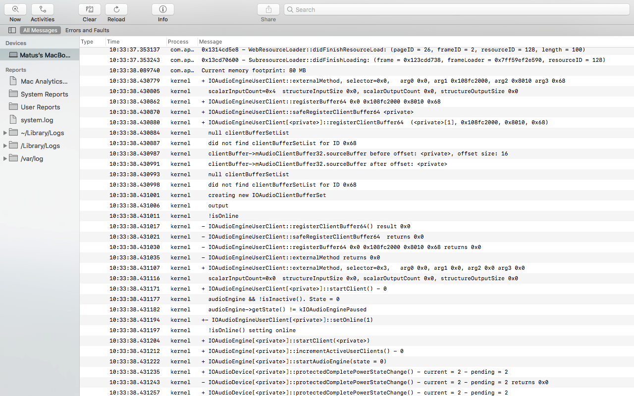 macos Mac makes beeping sound every five minutes without pop up
