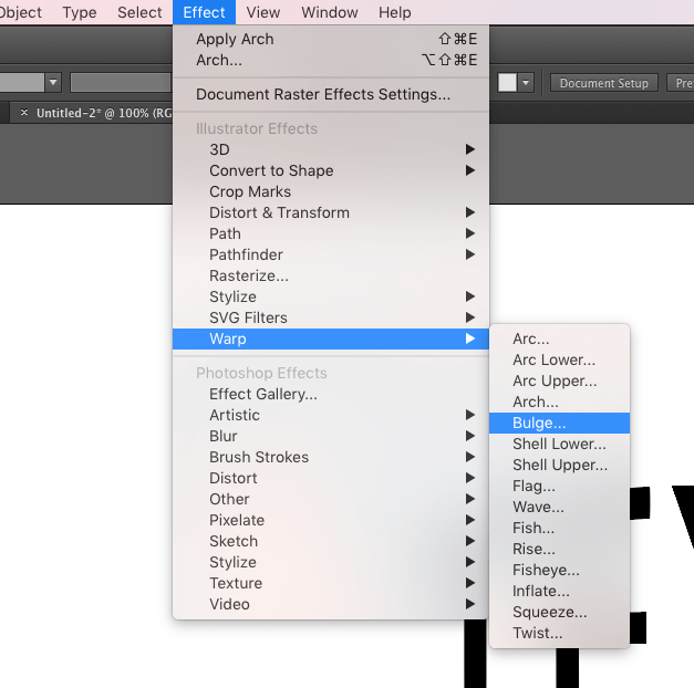 Bulge effect in Affinity Designer - Graphic Design Stack Exchange