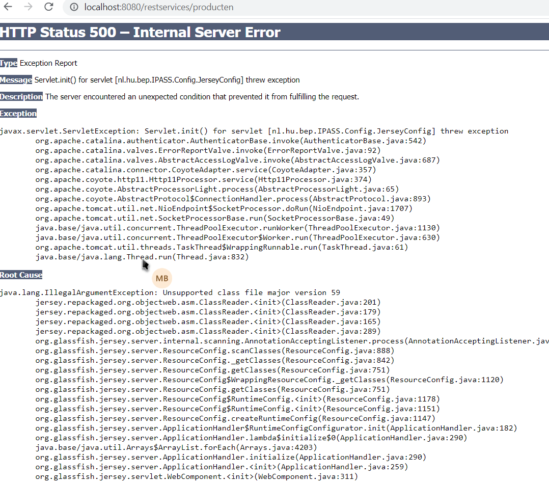 android java.lang.IllegalArgumentException Unsupported class file