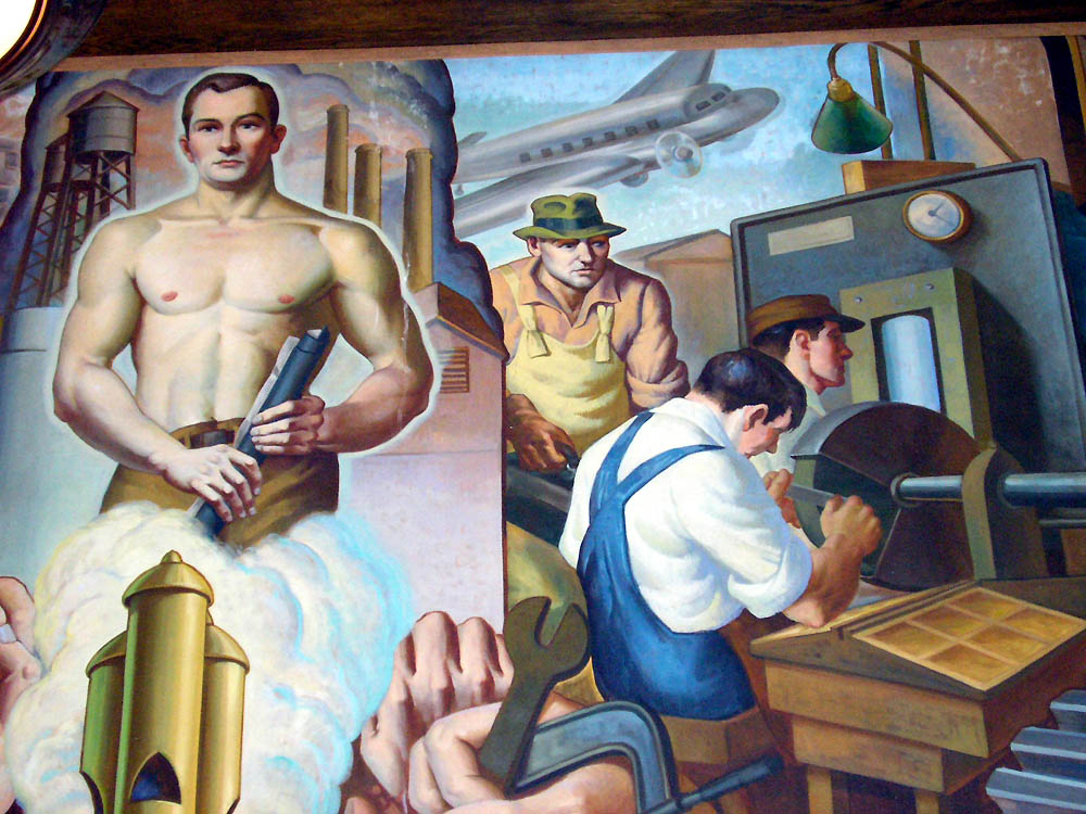 united states Is there a name for the WPA Art Style? History Stack