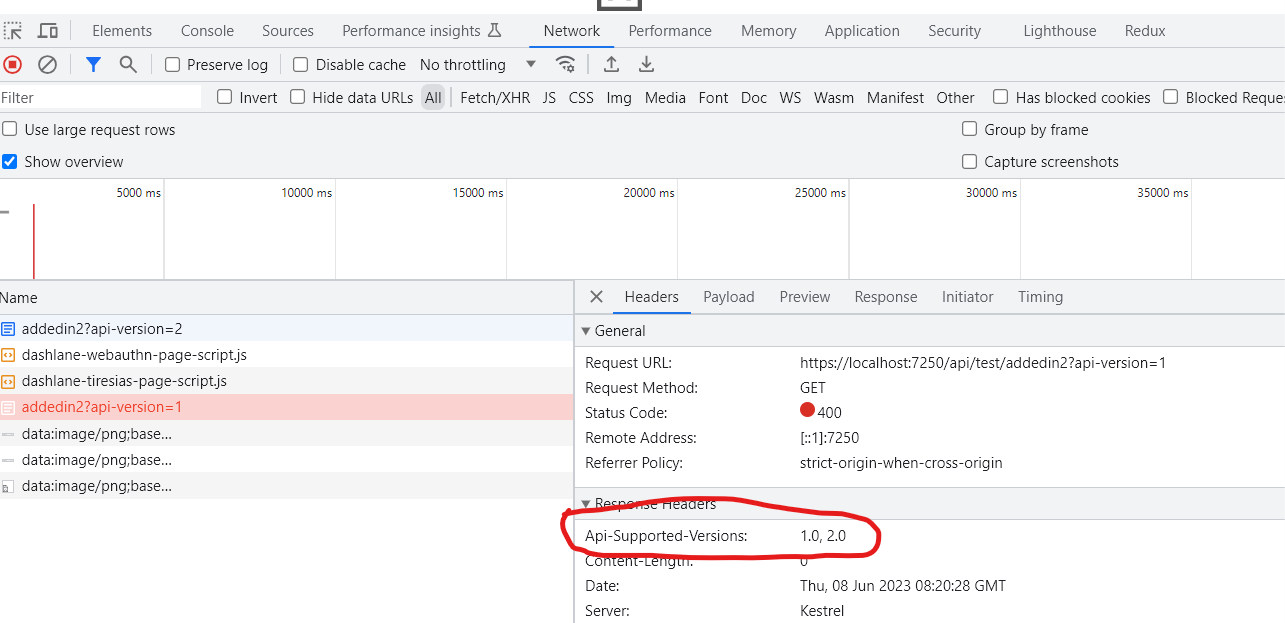 API Versioning Core > Incorrect Supported/Deprecated Versions