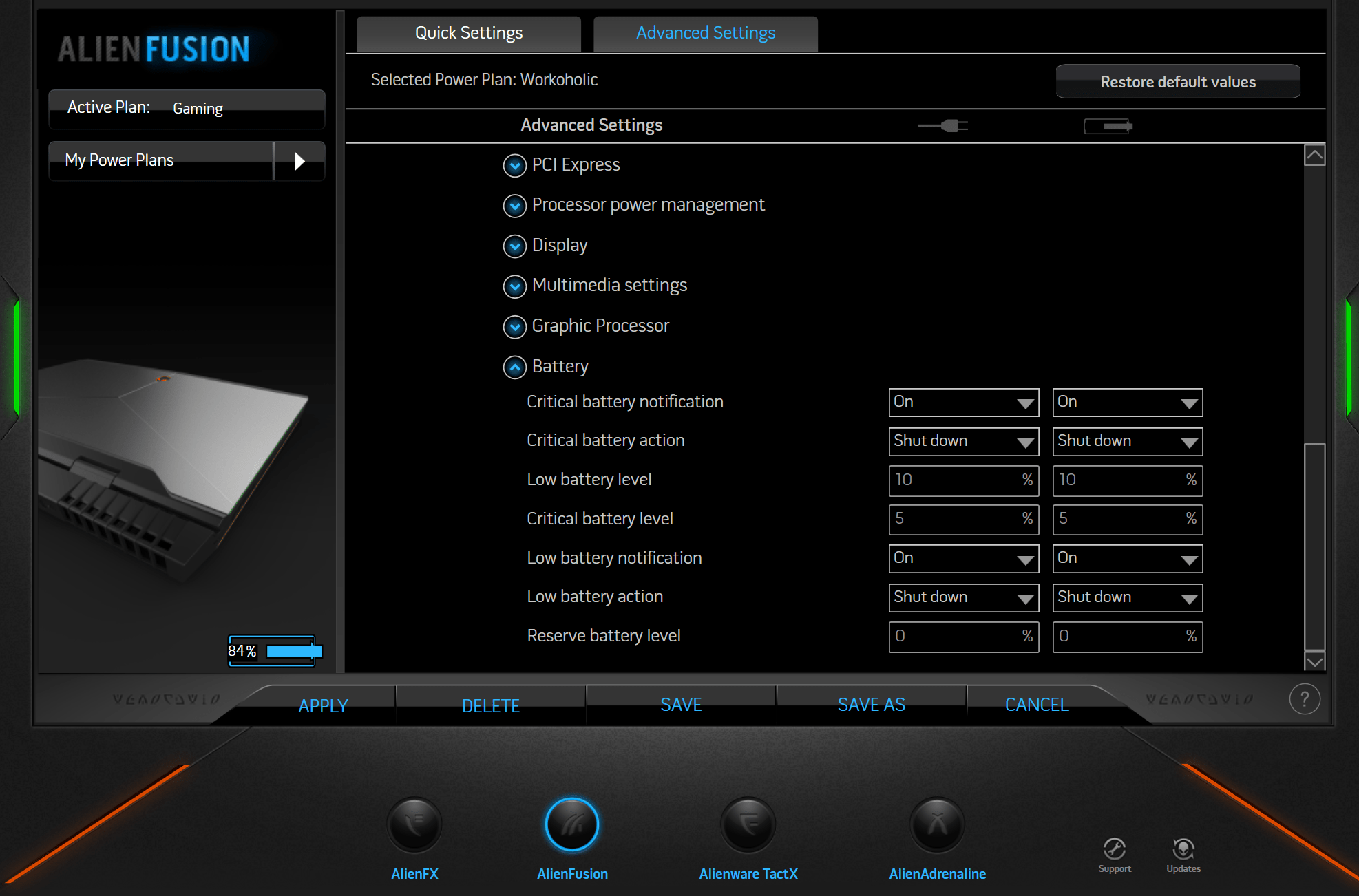 kernel So what exactly is RESERVE BATTERY LEVEL(IN ) in Dell