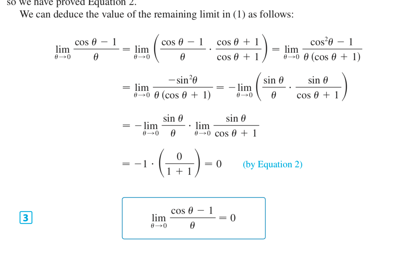 calculus Which limit laws are applied here