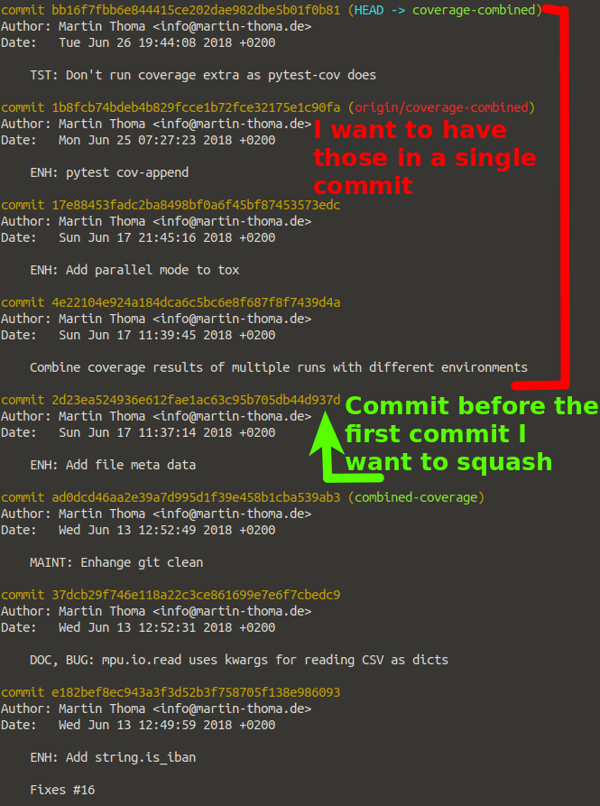 rebase Squash my last X commits together using Git Stack Overflow