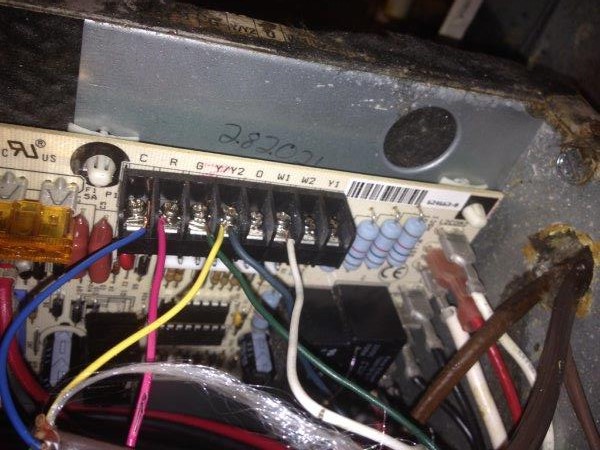 wiring - How can I install a Honeywell RTH65800WF Wifi thermostat