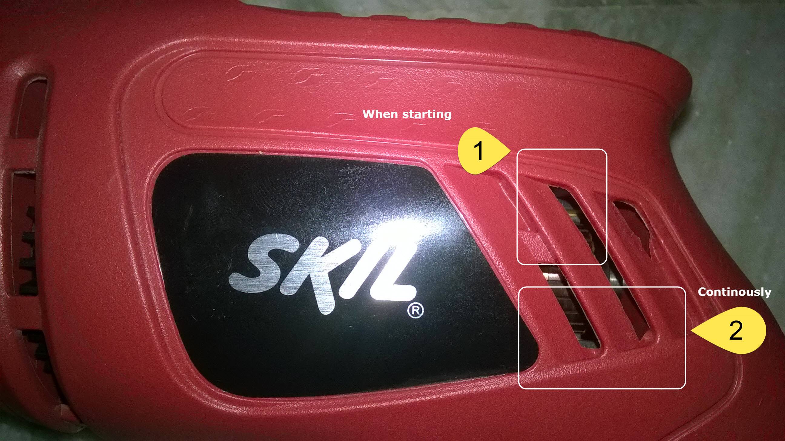 Is it okay to have Sparks inside drill machines? Home Improvement