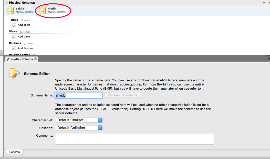 Mysql Workbench Exporting sql script from ER Diagram to database