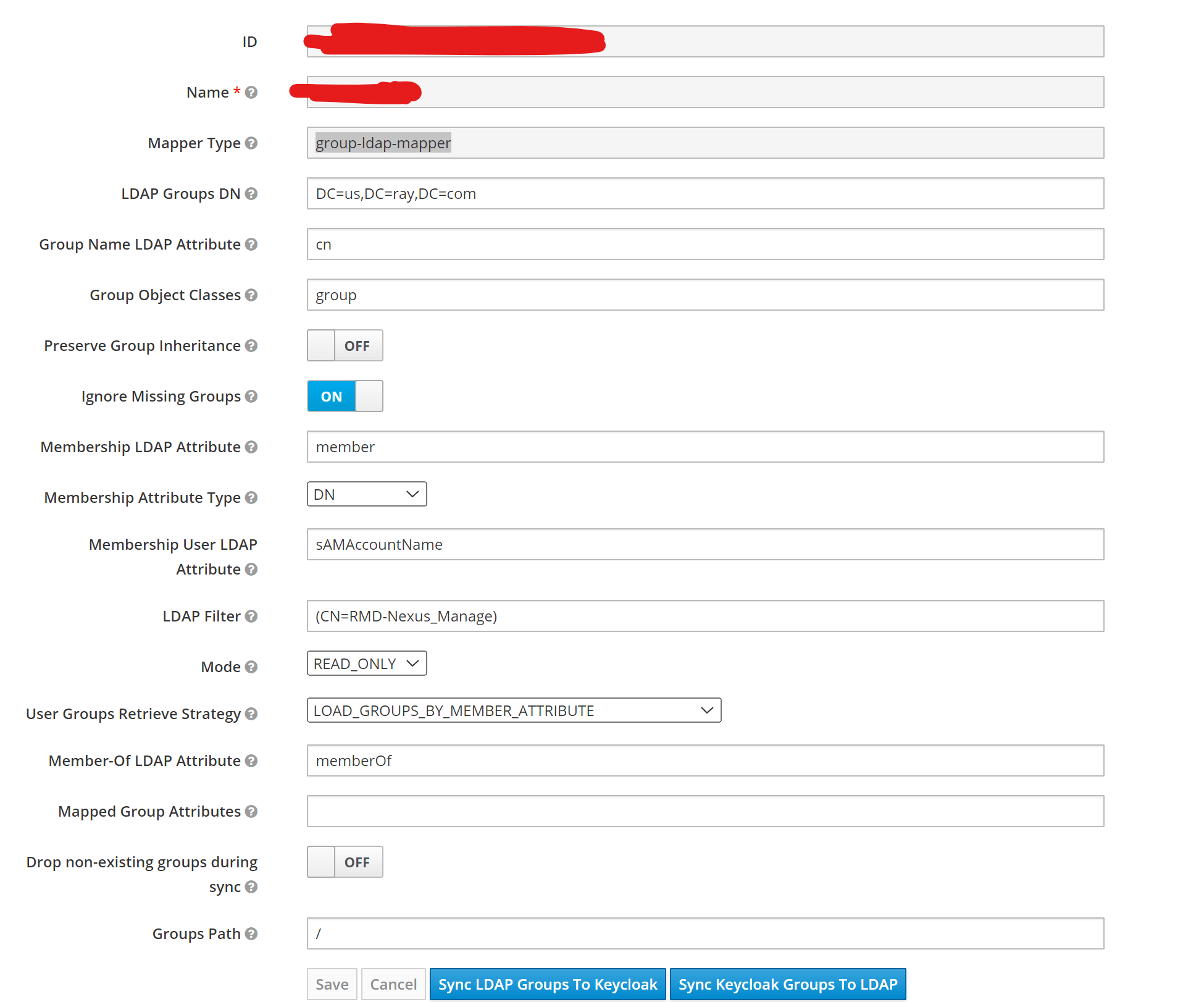 active directory Extra users with same names in Keycloak from group