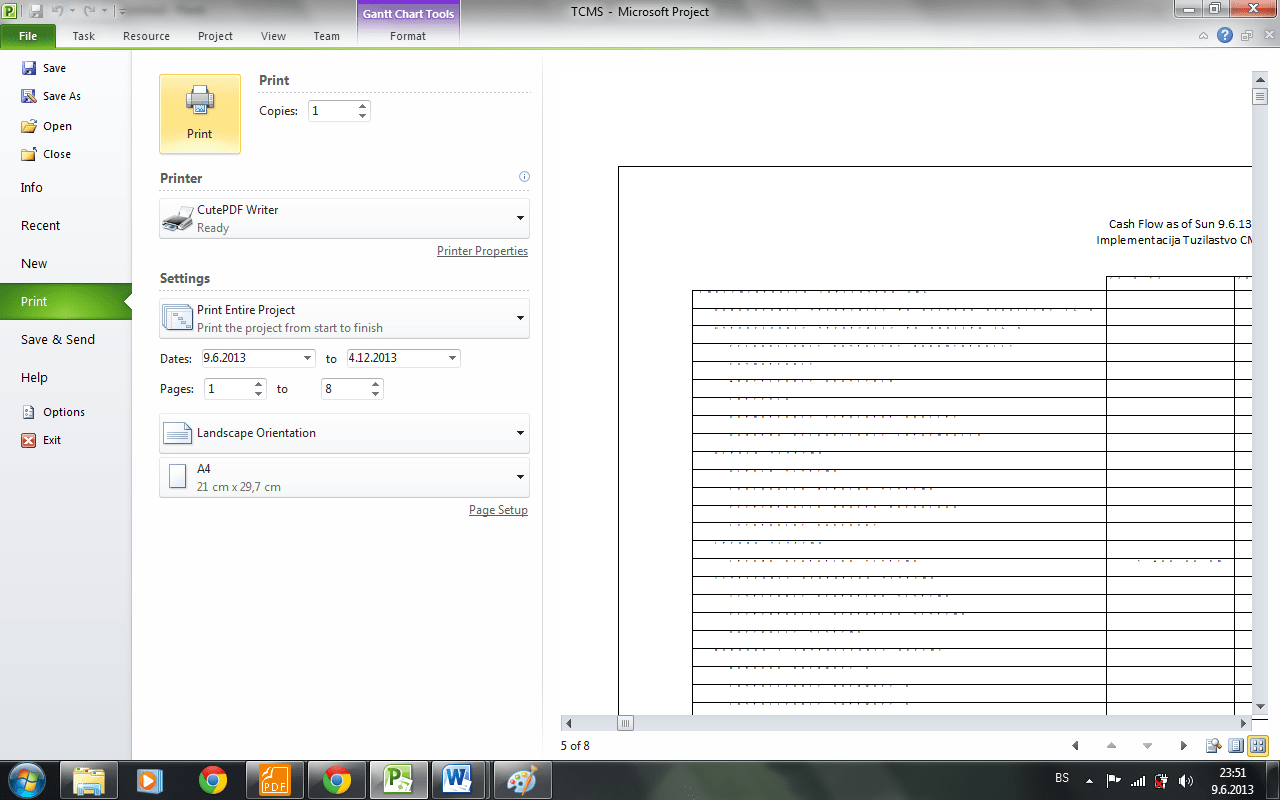 How to print entire microsoft project on one page spanishgse