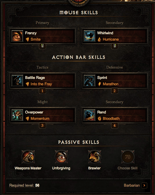 diablo 3 Building Barbarian in Inferno Arqade
