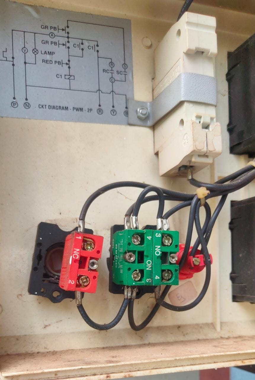 relay How to control my DOL starter buttons (ON and OFF) with NodeMCU
