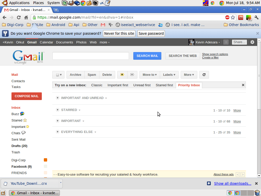 Enable Tab Type inbox in Gmail Web Applications Stack Exchange