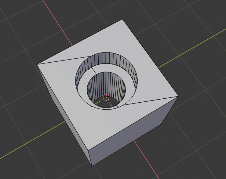 modeling How to make a precise bolt hole in a simpler way? Blender