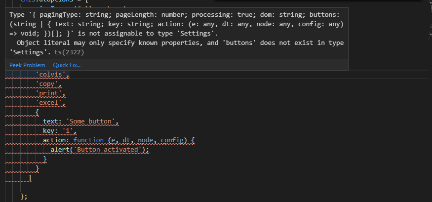 angular Object literal may only specify known properties, and