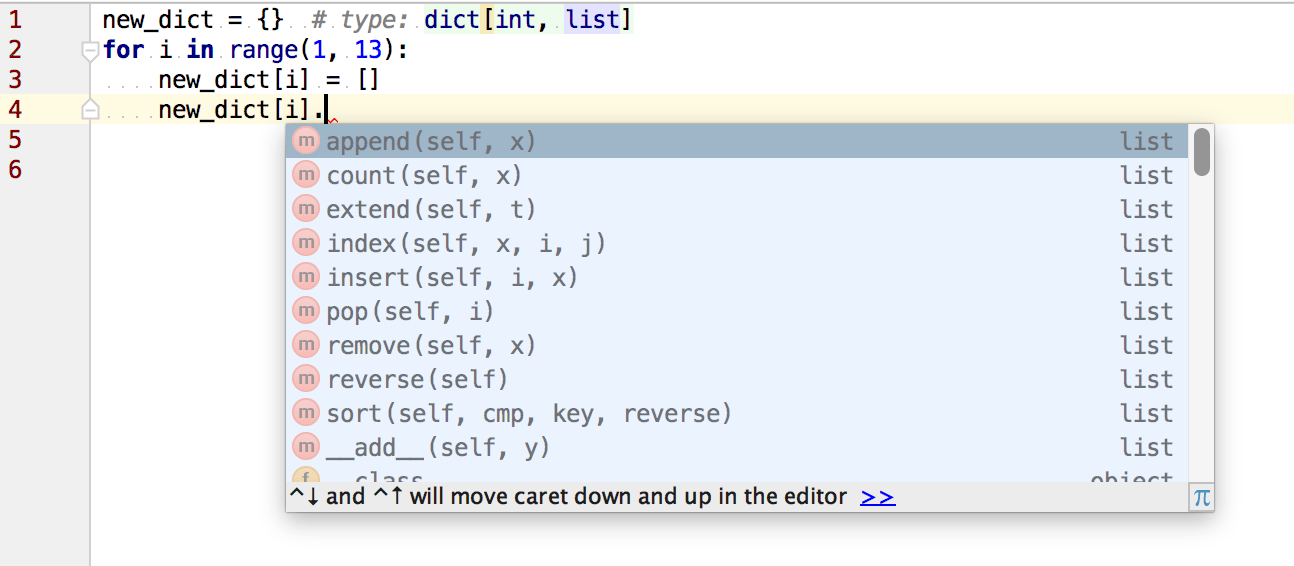 python PyCharm does not recognize dictionary value type Stack Overflow