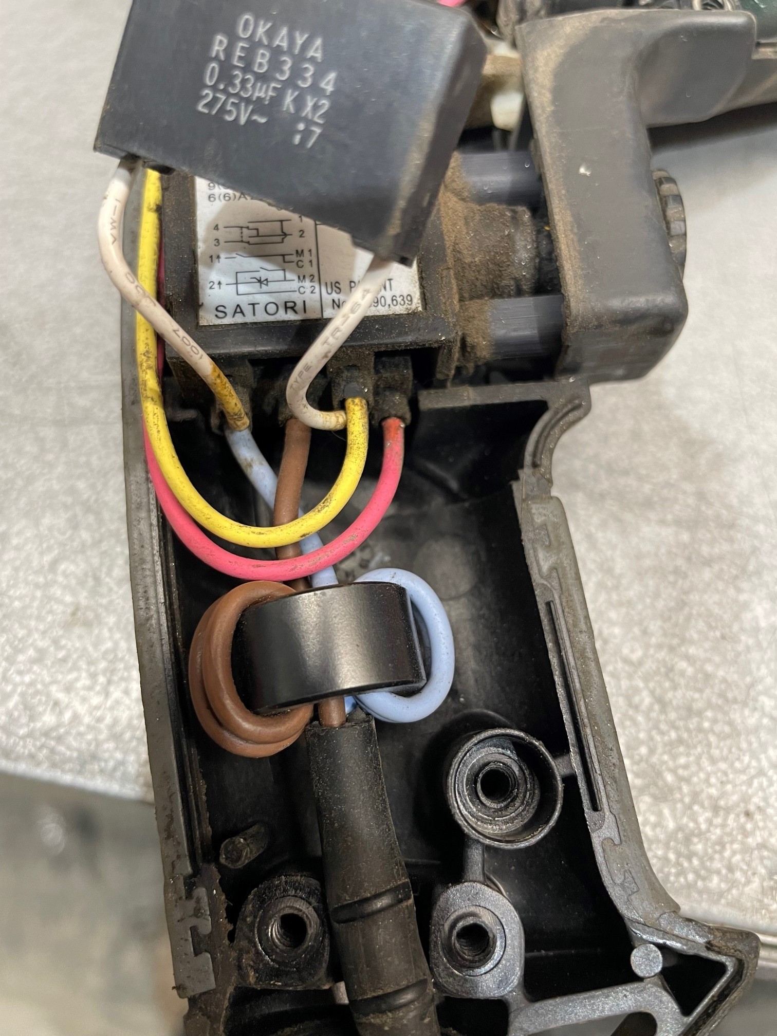 motor - Why does this hand tool have this component? - Electrical