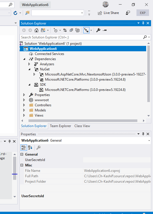 c I downloaded VS 2019 Enterprise. When I tried compile core 3.