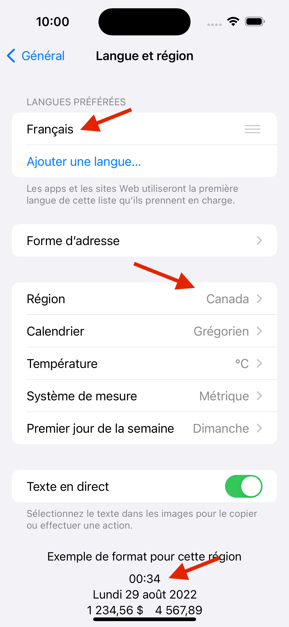 swift iOS 24 hour time formatting not honored with Region=Canada