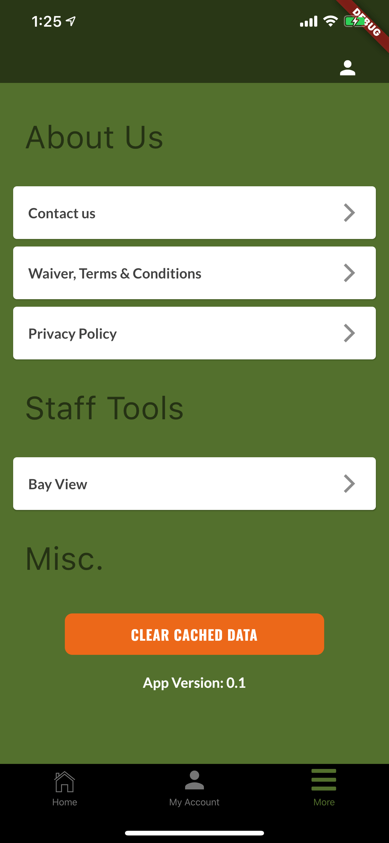 How can I have flutter's navigator push a route in the navigation bar