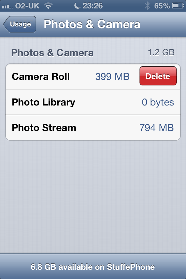 Emptying Camera Roll on iOS 6 Ask Different