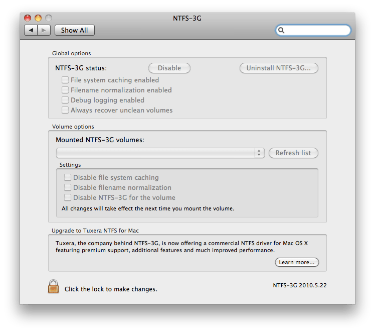 macos How to copy files to readonly NTFS hard drive on a Mac