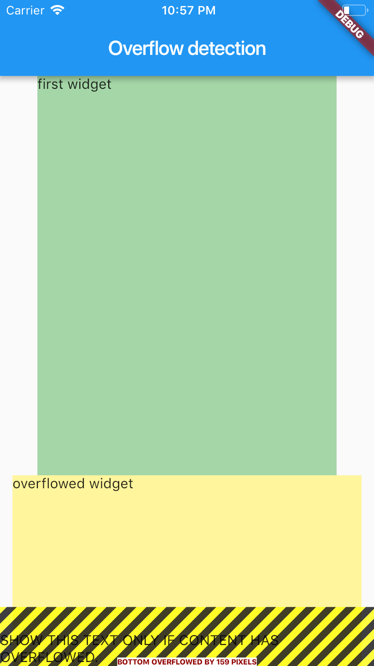 Flutter Detect content overflow and clip it MicroEducate