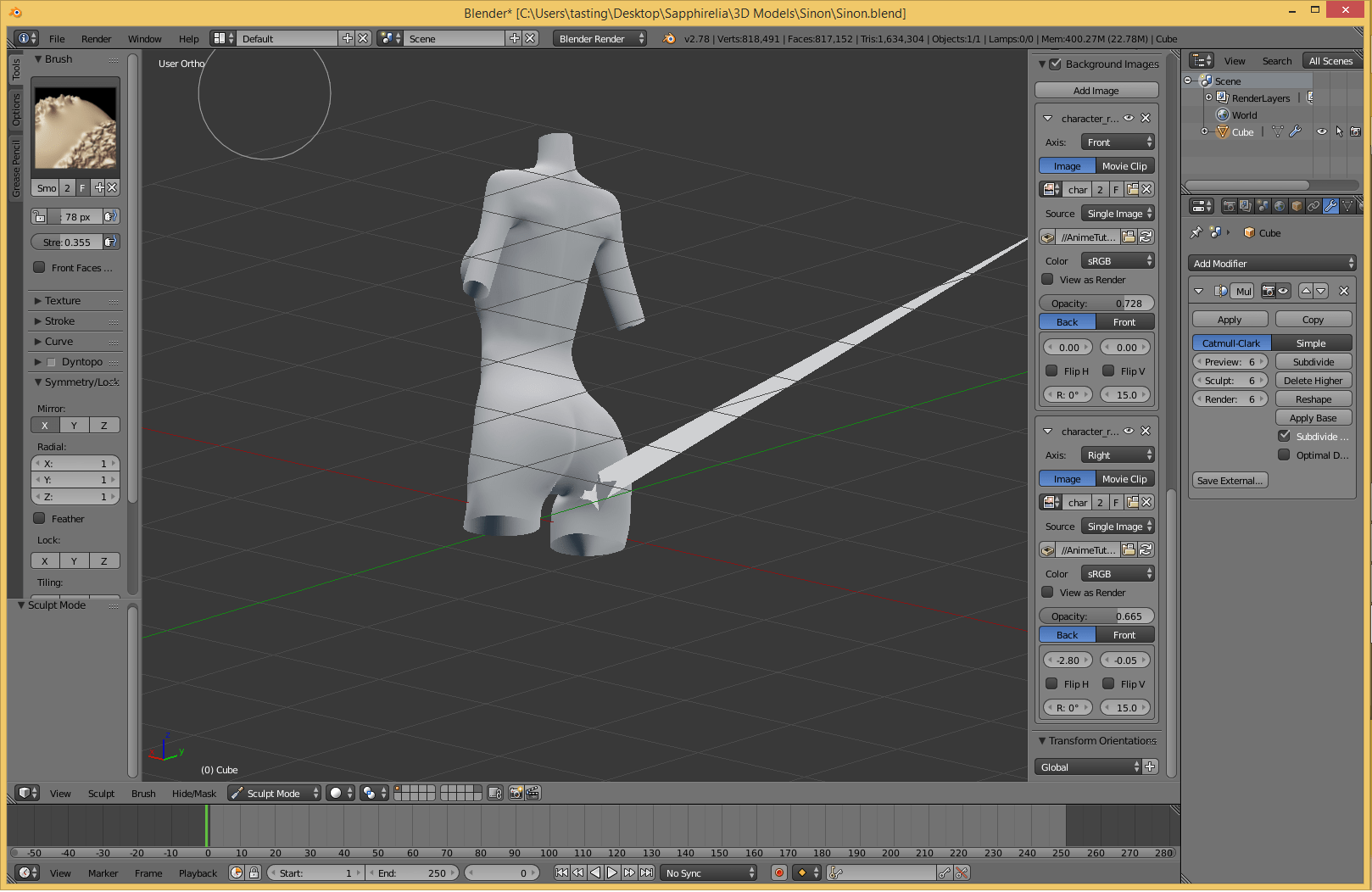 modeling Weird Protruding Vertices in Sculpt Mode Blender Stack