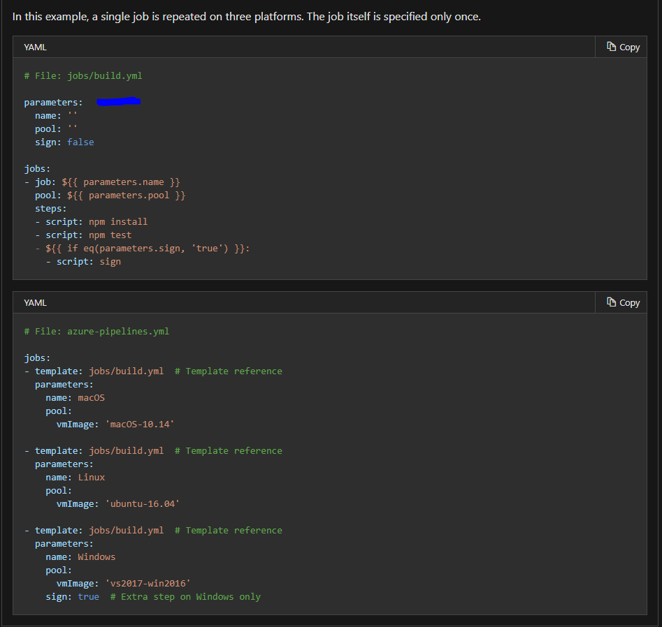 azure Parameterize azureSubscription from variable group in yaml