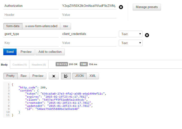 c Authorization Header httpclient post Exception Base64 Stack Overflow
