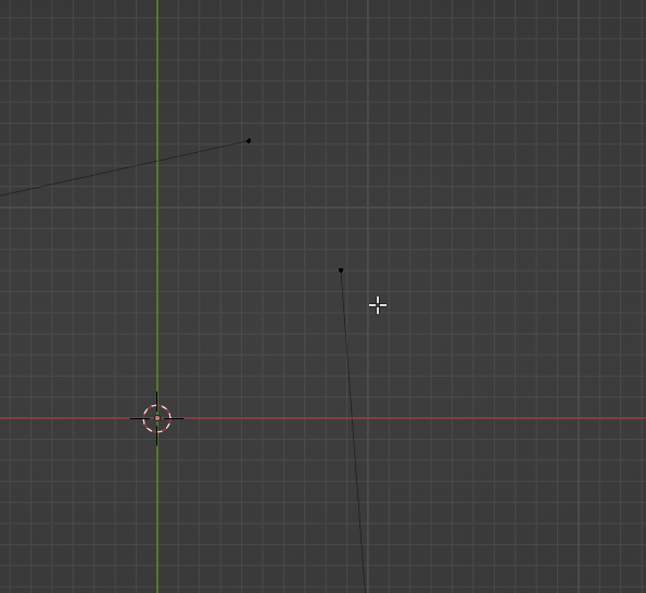 How to intersect two lines that are not touching Blender Stack Exchange