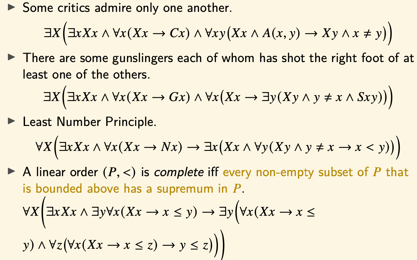 What are some benefits of a second order logic? Philosophy Stack Exchange