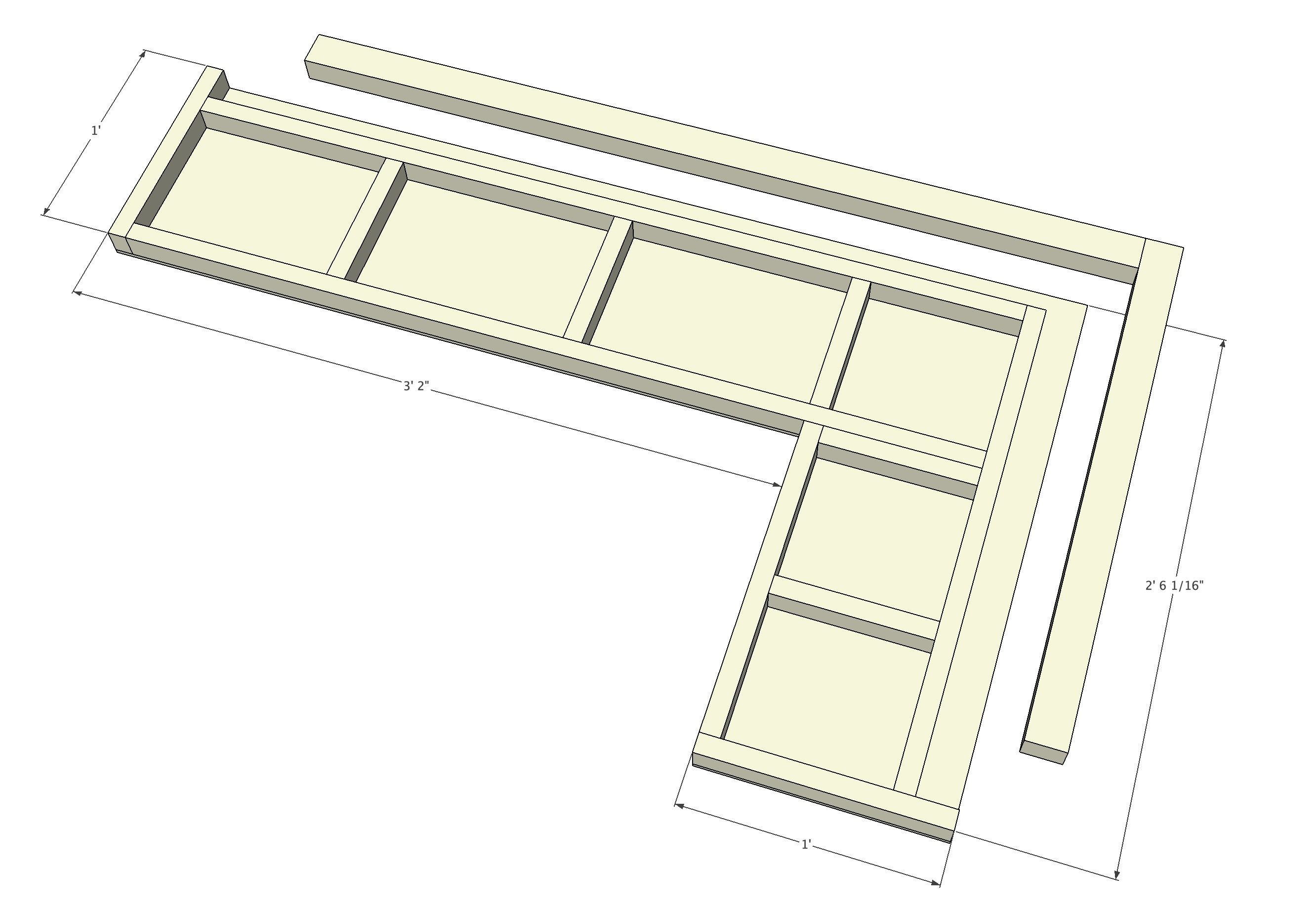shelf L shape corner floating shelves Home Improvement Stack Exchange