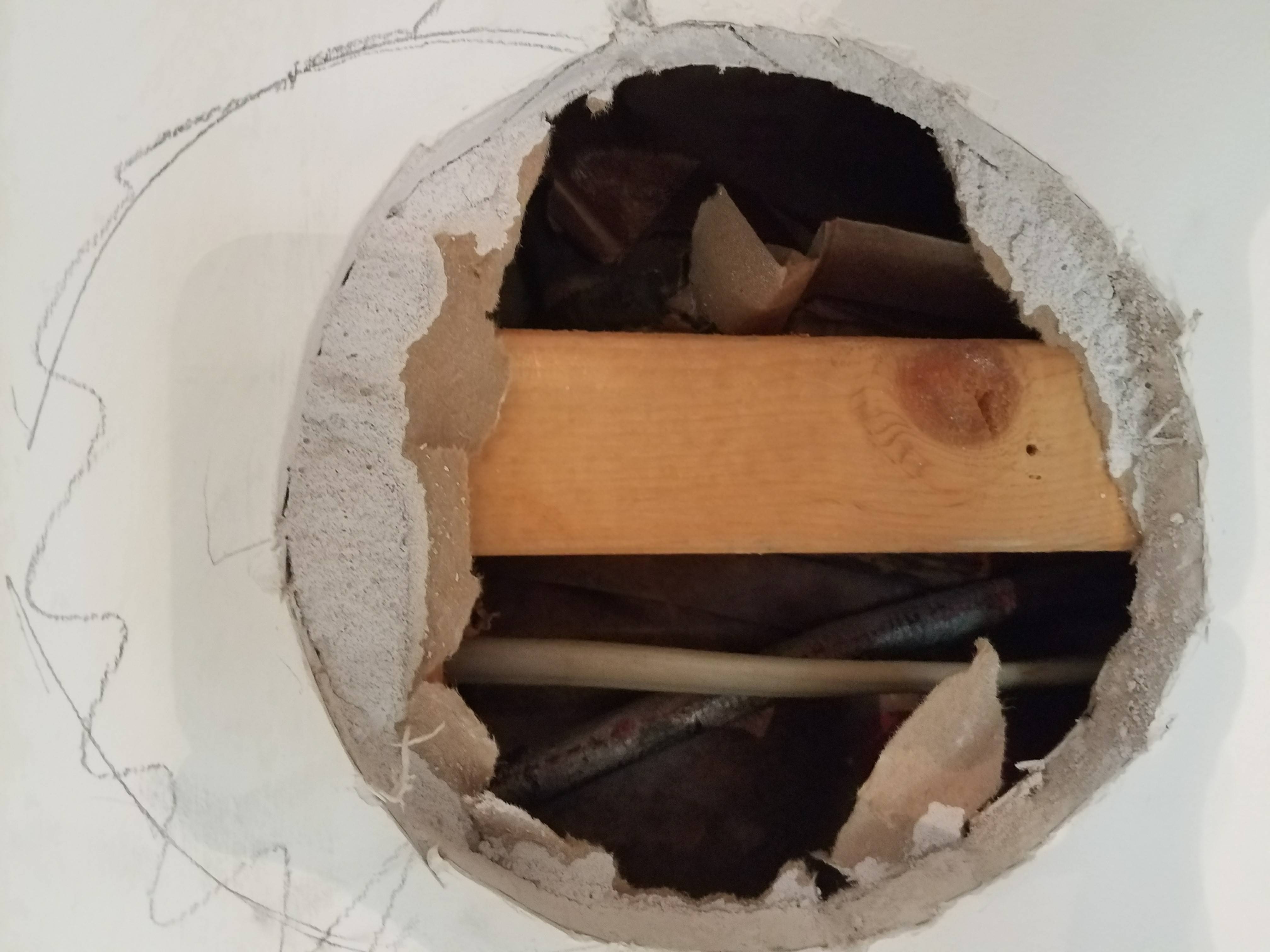 Wall stud in the way of vent hood exhaust Love & Improve Life