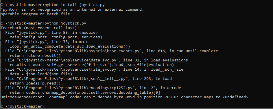 python 3.x UnicodeDecodeError 'charmap' codec can't decode byte 0x9d in position 20318