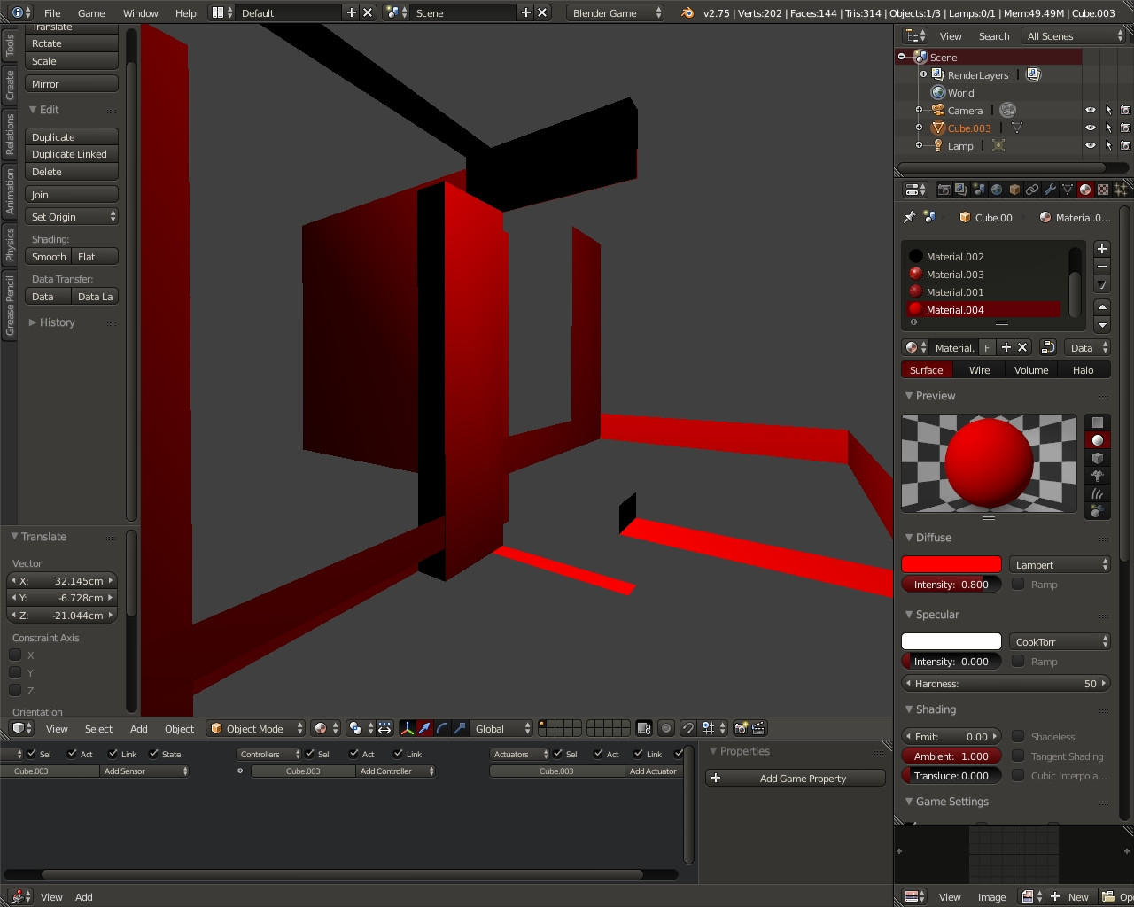 rendering Blender Game renders the scene wrong Blender Stack Exchange