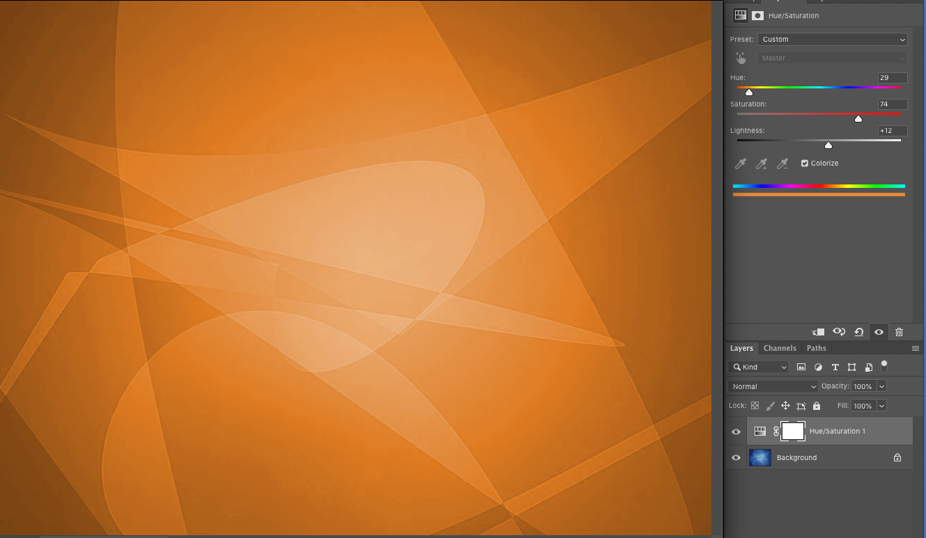 photo editing How can I change this picture to orange color in