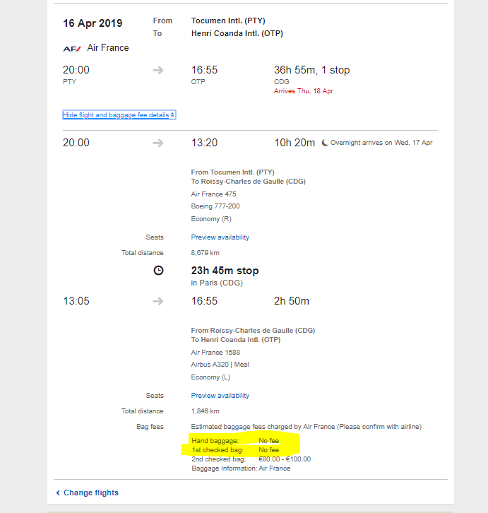 air travel Any sure information about Air France free allowed baggage Travel Stack Exchange